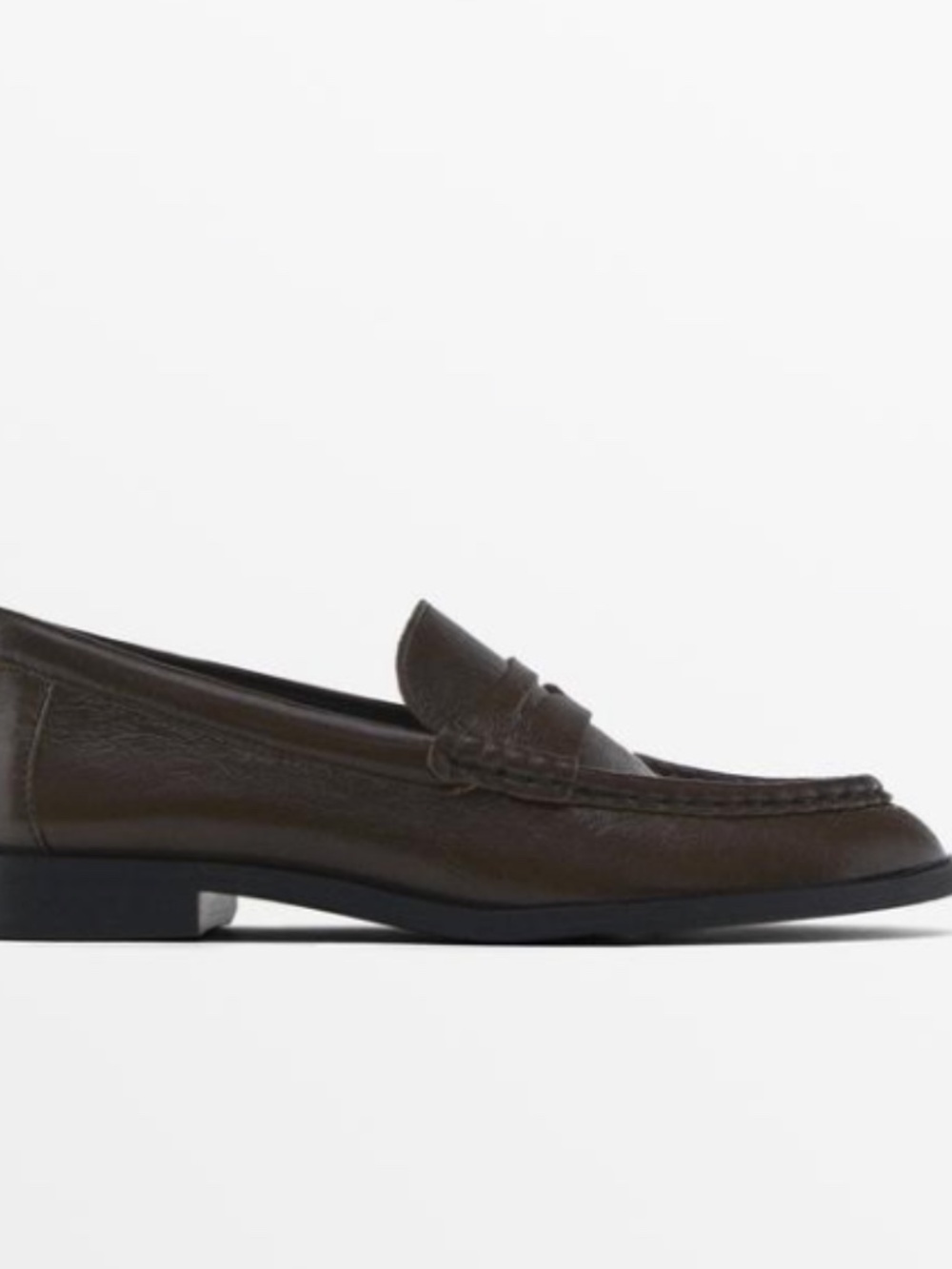 Massimo Dutti Brown Loafers - 40